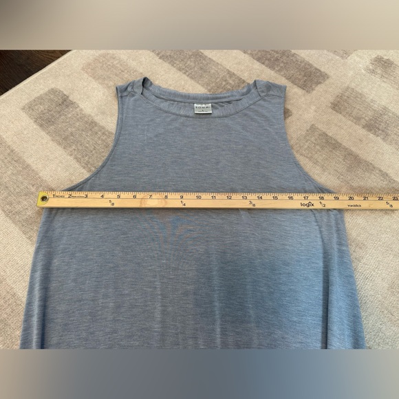 Soma Women’s Cool Nights Drawstring Waist Tank Light Blue (Size L) - Picture 6 of 6